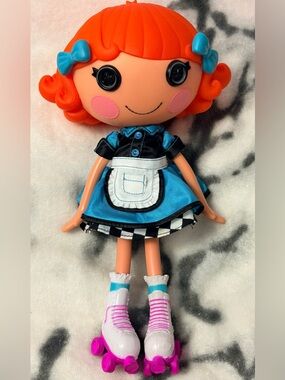 2012 Lalaloopsy "Pickles B.L.T. " 13”  Doll- Orange Hair/Teal Bows - EUC/NWOT